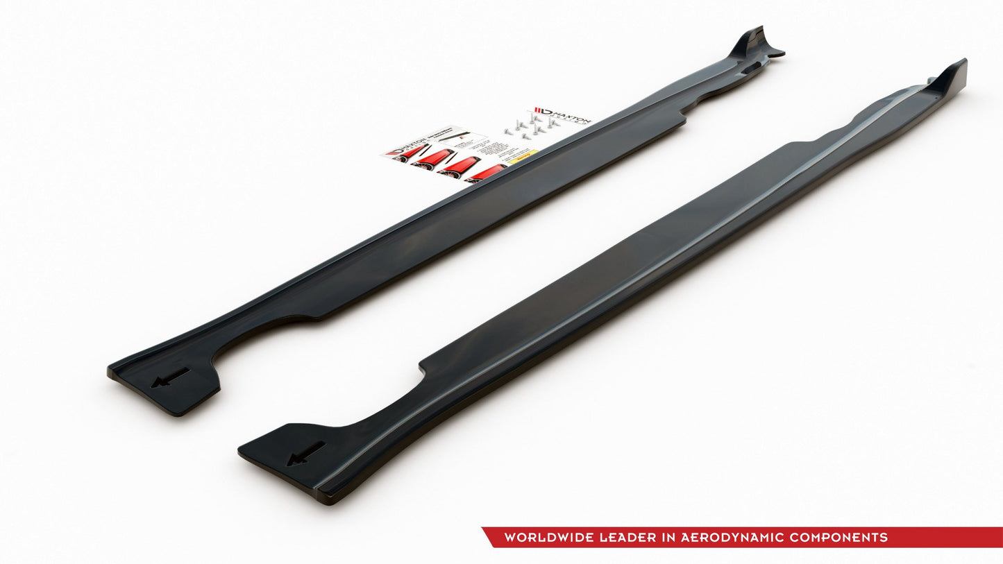 Seitenschweller Ansatz für Mini Countryman Mk1 JCW schwarz matt