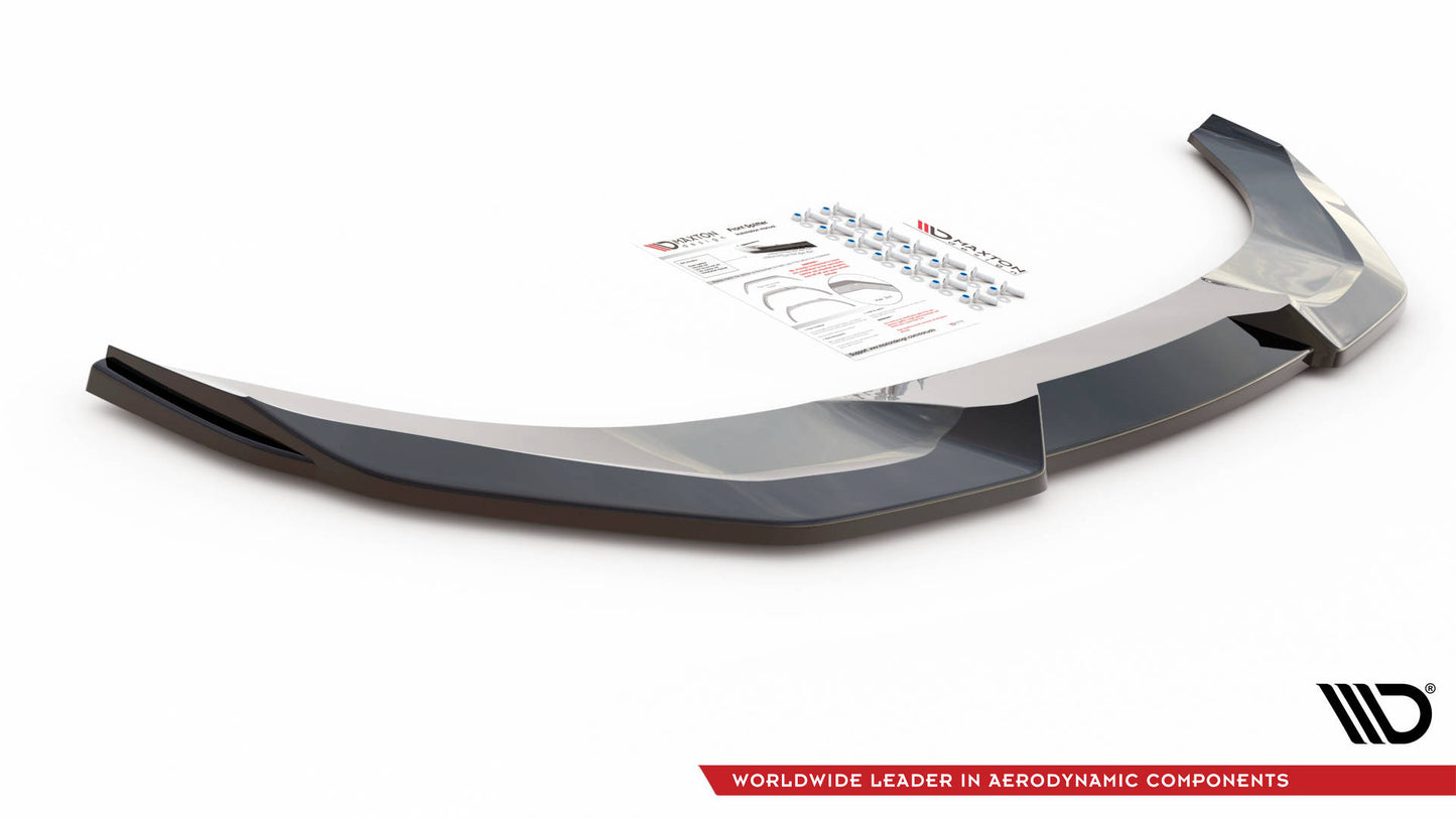 Front Ansatz V.2 für Nissan 370Z Nismo Facelift schwarz Hochglanz