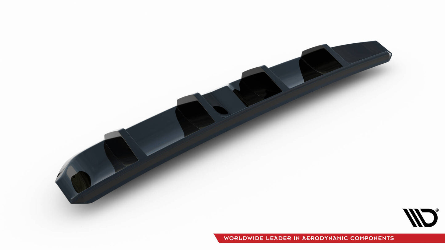 Diffusor Heck Ansatz für VW Arteon R-Line schwarz Hochglanz