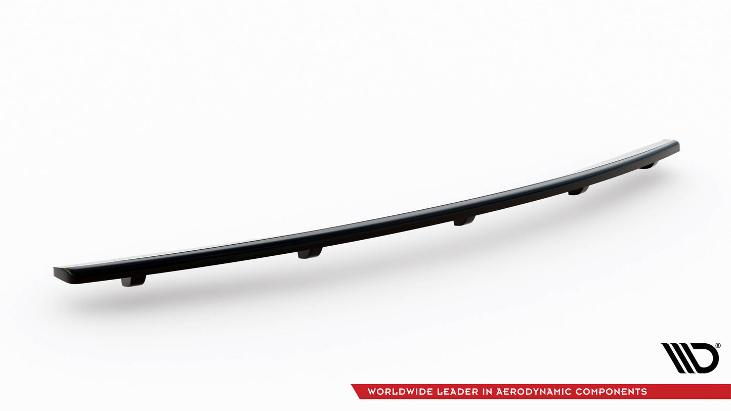 Mittlerer Cup Diffusor DTM Look Heck Ansatz für BMW 6er Coupe / Cabrio E63 / E64 schwarz Hochglanz