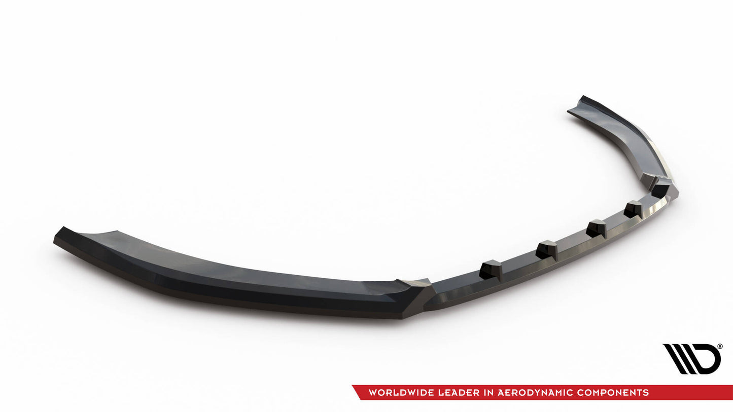 Front Ansatz V.3 für Audi RS3 Limousine 8V Facelift schwarz Hochglanz