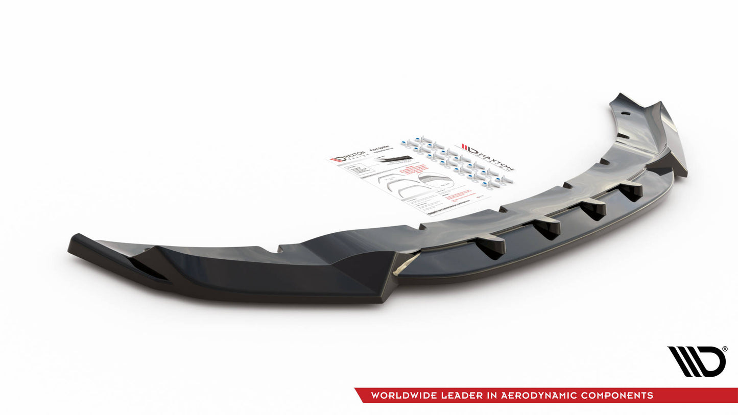 Front Ansatz V.1 für BMW X5 M F85 / X6 M F86 schwarz Hochglanz