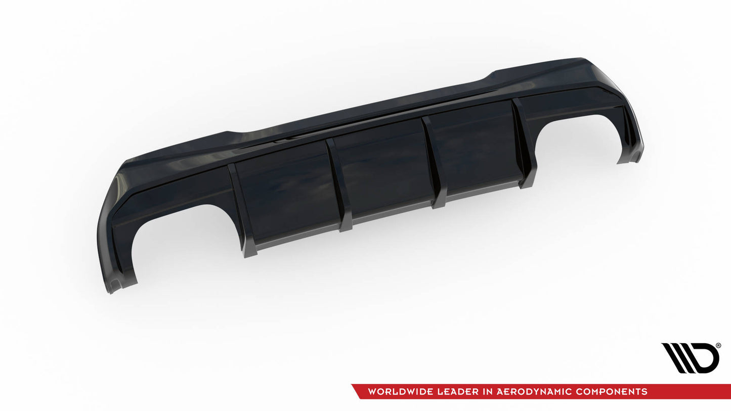 Diffusor Heck Ansatz V.3 für + Milltek Sport Auspuffverlängerung BMW 1er M135i / 128ti F40