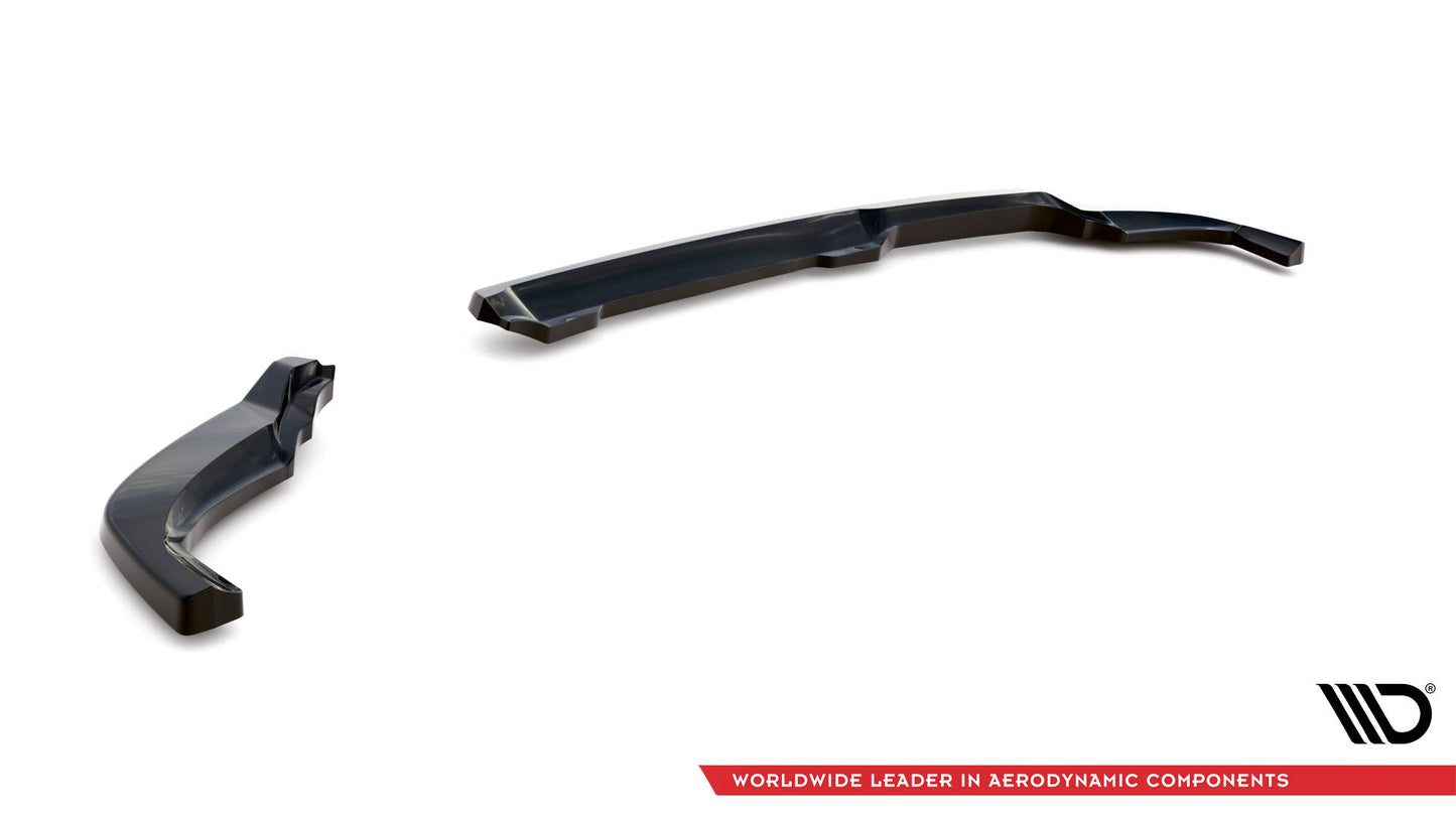 Heck Ansatz Flaps Diffusor für Peugeot 208 GTi Mk1 schwarz Hochglanz