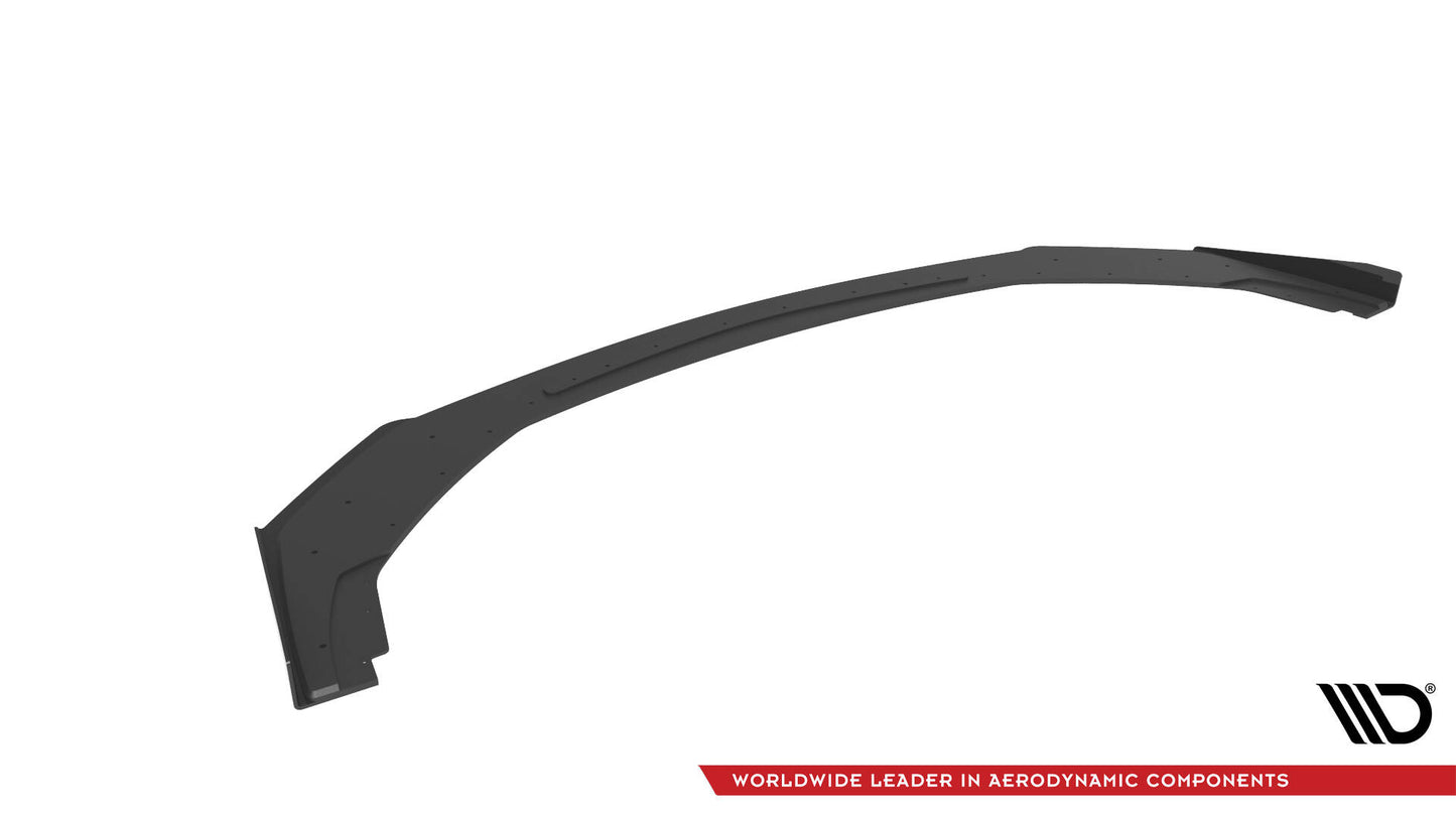 Street Pro Front Ansatz + Flaps für Ford Mustang GT Mk7 schwarz Hochglanz