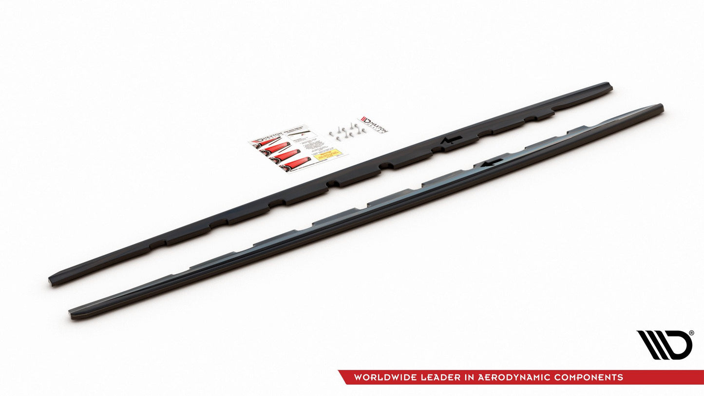 Seitenschweller Ansatz für V.1 für BMW 1er F40 M-Paket/ M135i Carbon Look