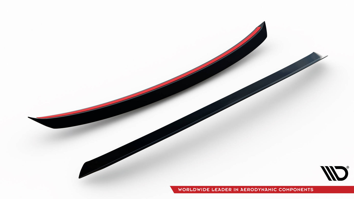 Spoiler CAP für HYUNDAI I30 MK3 HATCHBACK schwarz Hochglanz