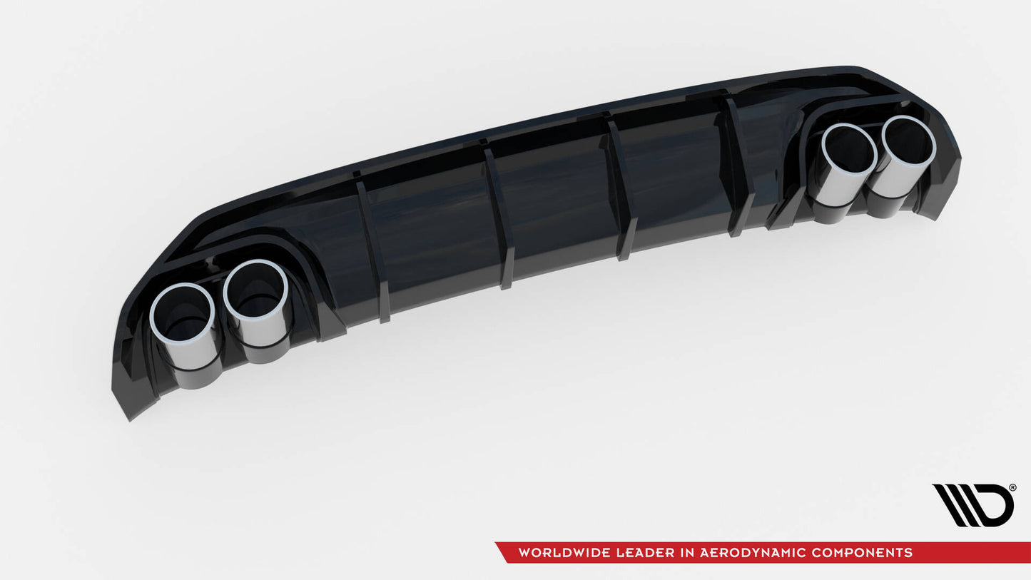 Diffusor Heck Ansatz + Endrohre für Audi A3 S-Line Limousine 8Y