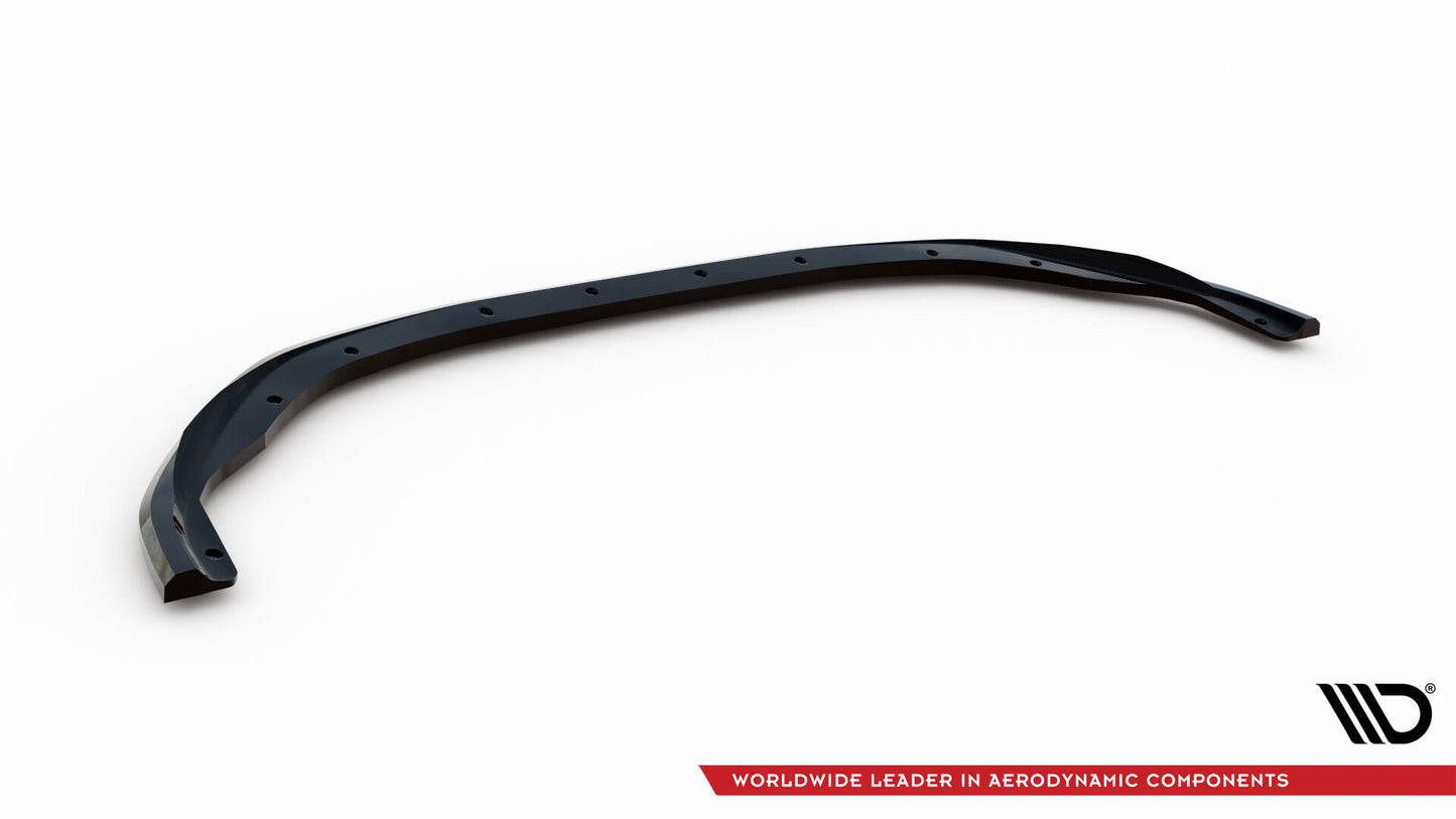 Front Ansatz V.2 für Renault Clio R.S. Line Mk5 schwarz Hochglanz
