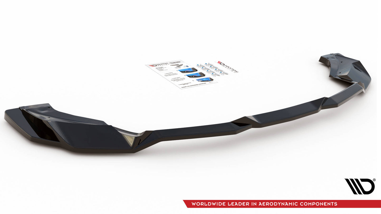 Mittlerer Diffusor Heck Ansatz für Chevrolet Corvette C8 Carbon Look