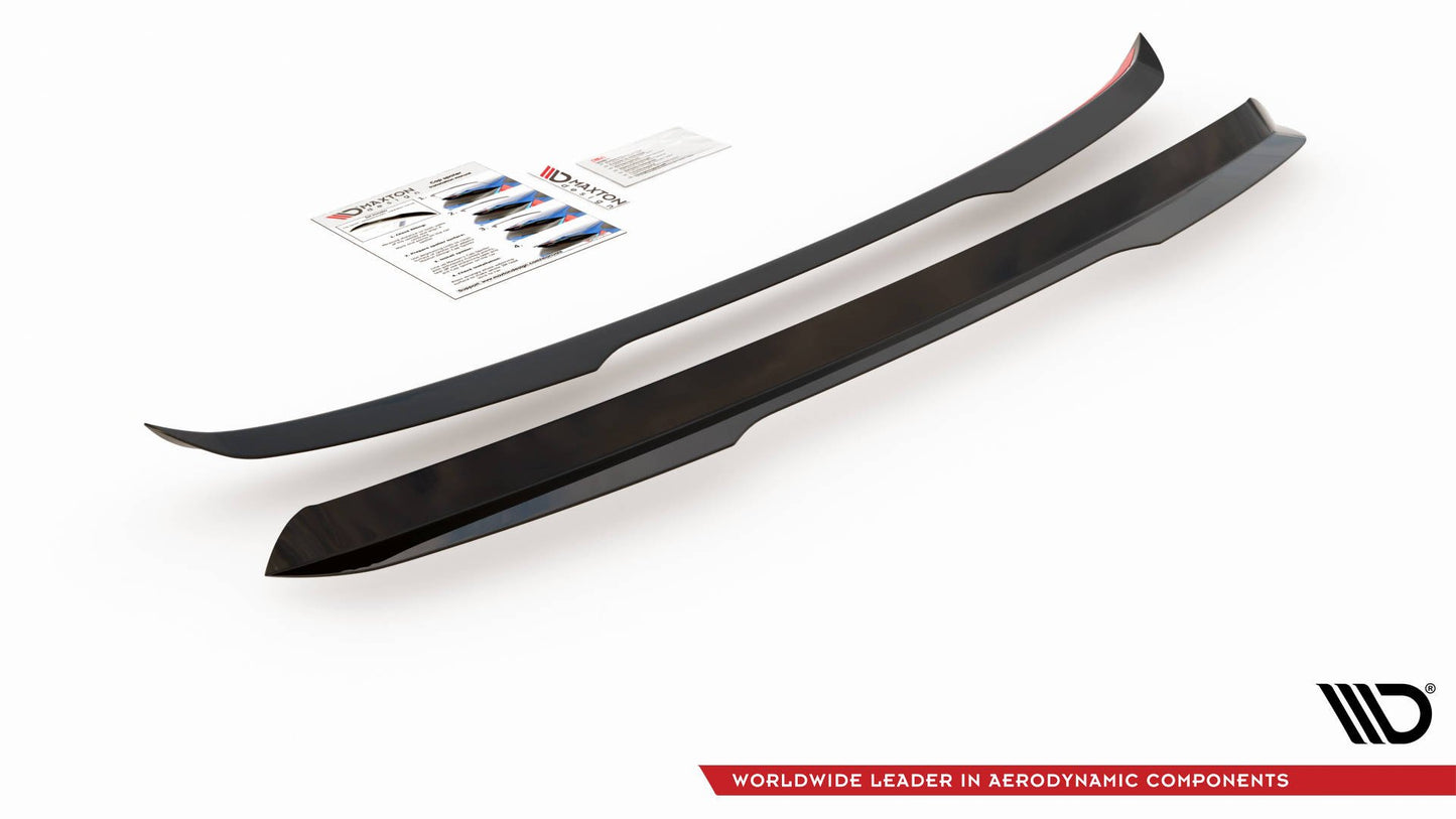 Spoiler CAP für Audi Q7 S-Line Mk.1 schwarz Hochglanz