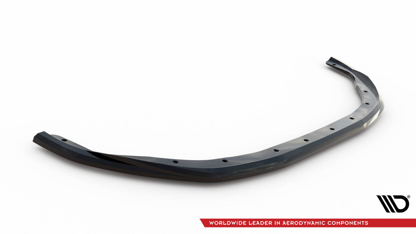 Front Ansatz V.2 für Renault Clio R.S. Line Mk5 schwarz Hochglanz