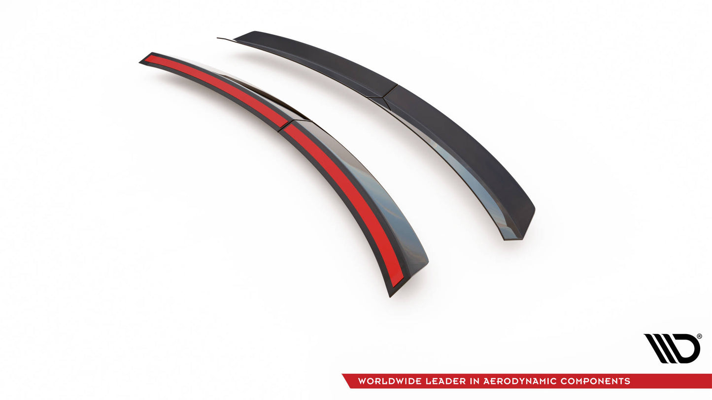 Spoiler CAP für Porsche Panamera GTS / Panamera E-Hybrid / Panamera Turbo S E-Hybrid 971 schwarz Hochglanz