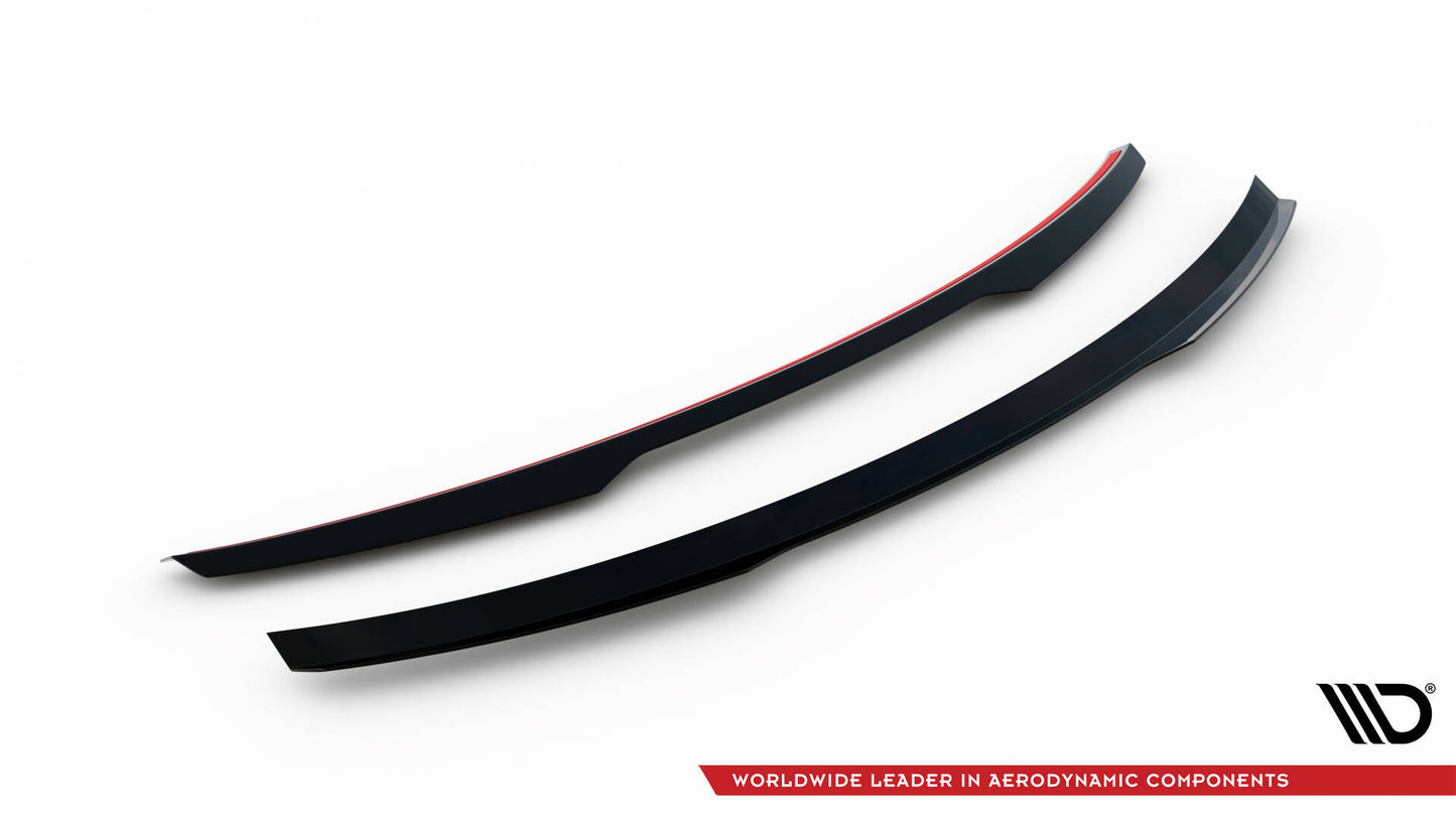 Spoiler CAP für Mercedes-Benz GLE Coupe AMG-Line C167 / C167 Facelift schwarz Hochglanz