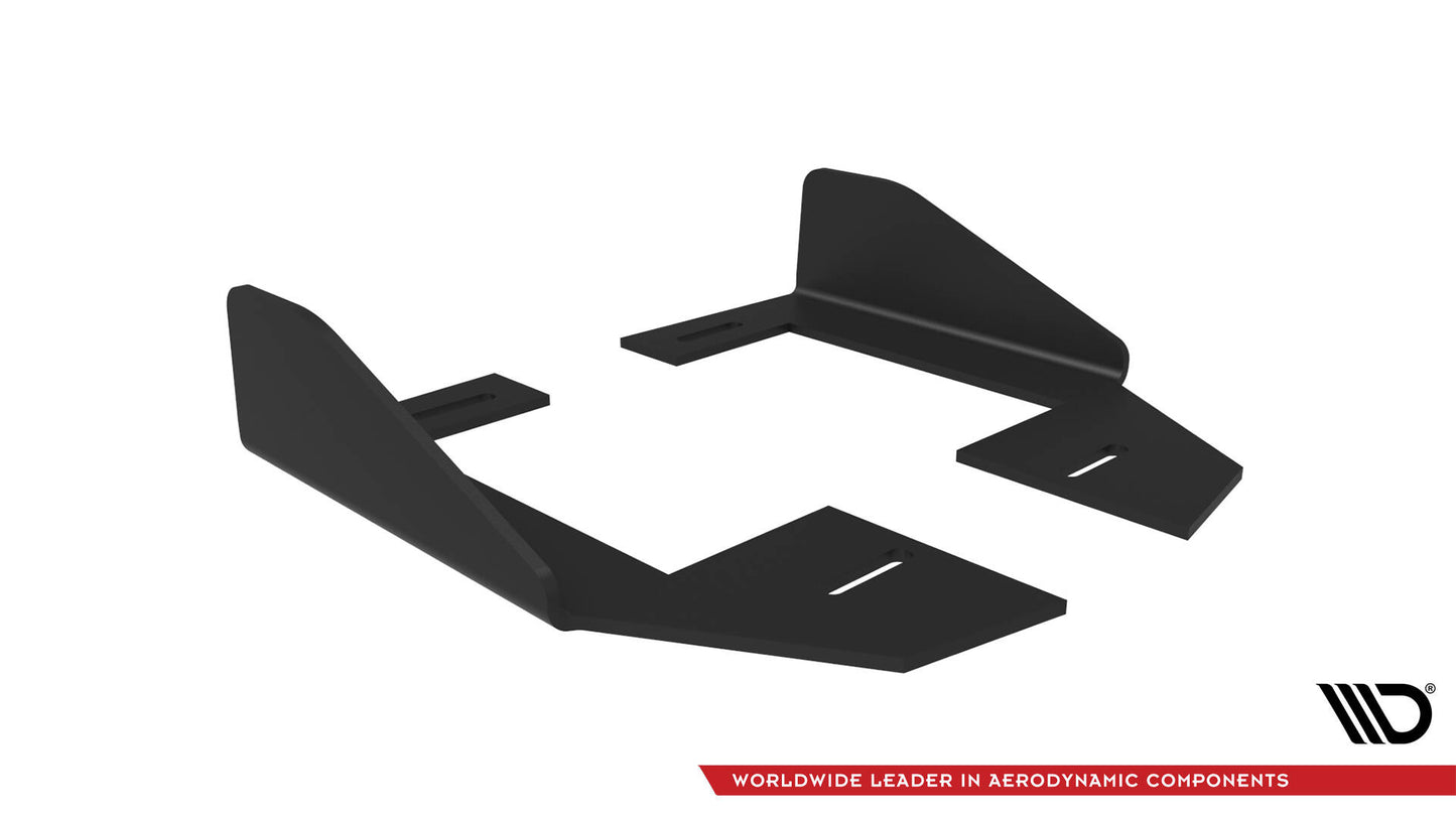 Seitenschweller Flaps für Kia Proceed GT / GT-Line Mk1 Facelift / Ceed GT Mk3 Facelift schwarz Hochglanz
