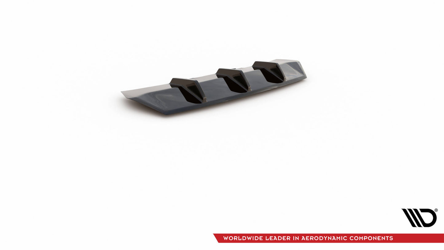Diffusor Heck Ansatz für Renault Talisman schwarz Hochglanz