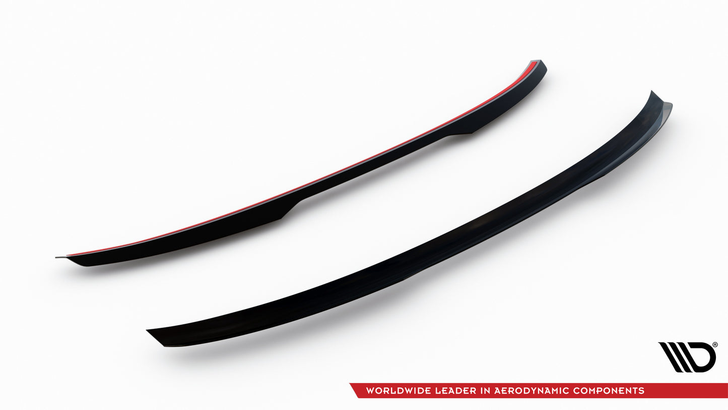 Spoiler CAP für Bentley Continental GT Coupe Mk3 schwarz Hochglanz