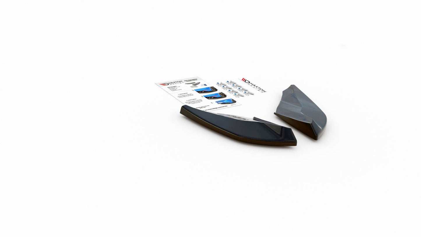 Heck Ansatz Flaps Diffusor für Cupra Ateca Mk1 / Mk1 Facelift schwarz Hochglanz