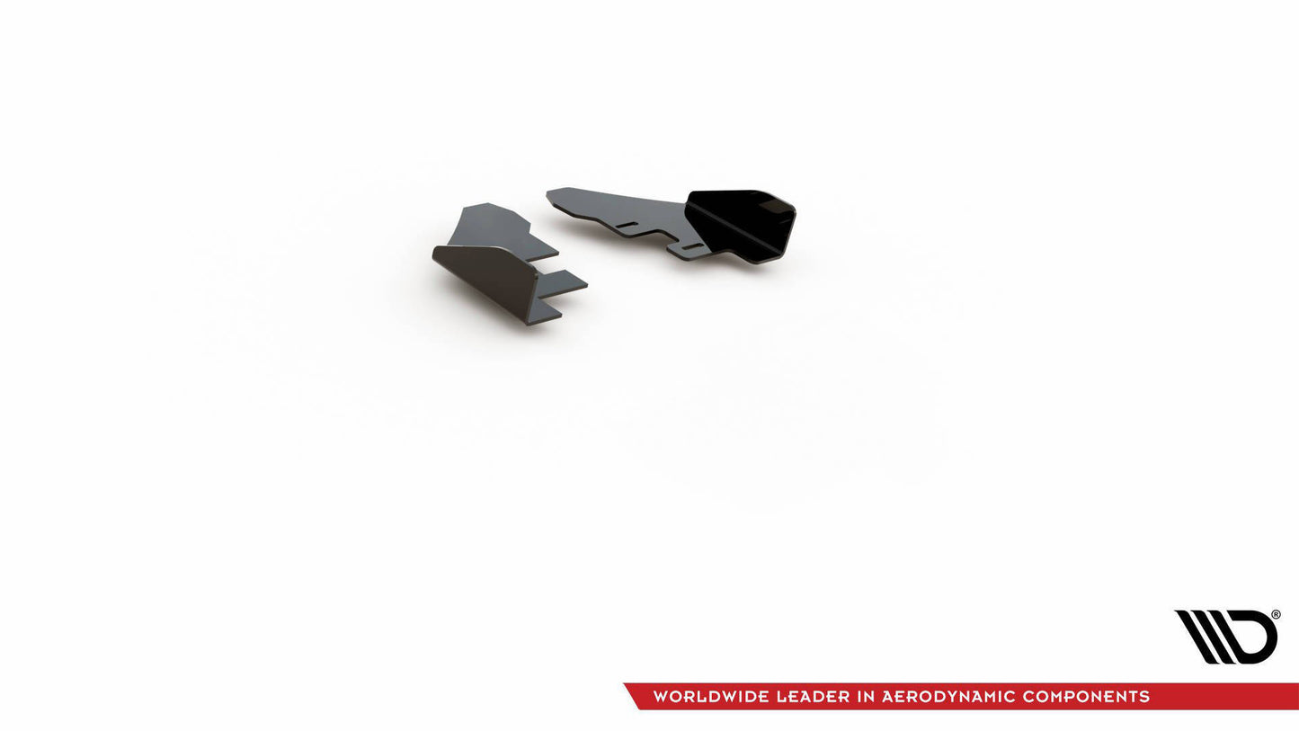 Hintere Seiten Flaps für VW Golf GTI Mk6 schwarz Hochglanz