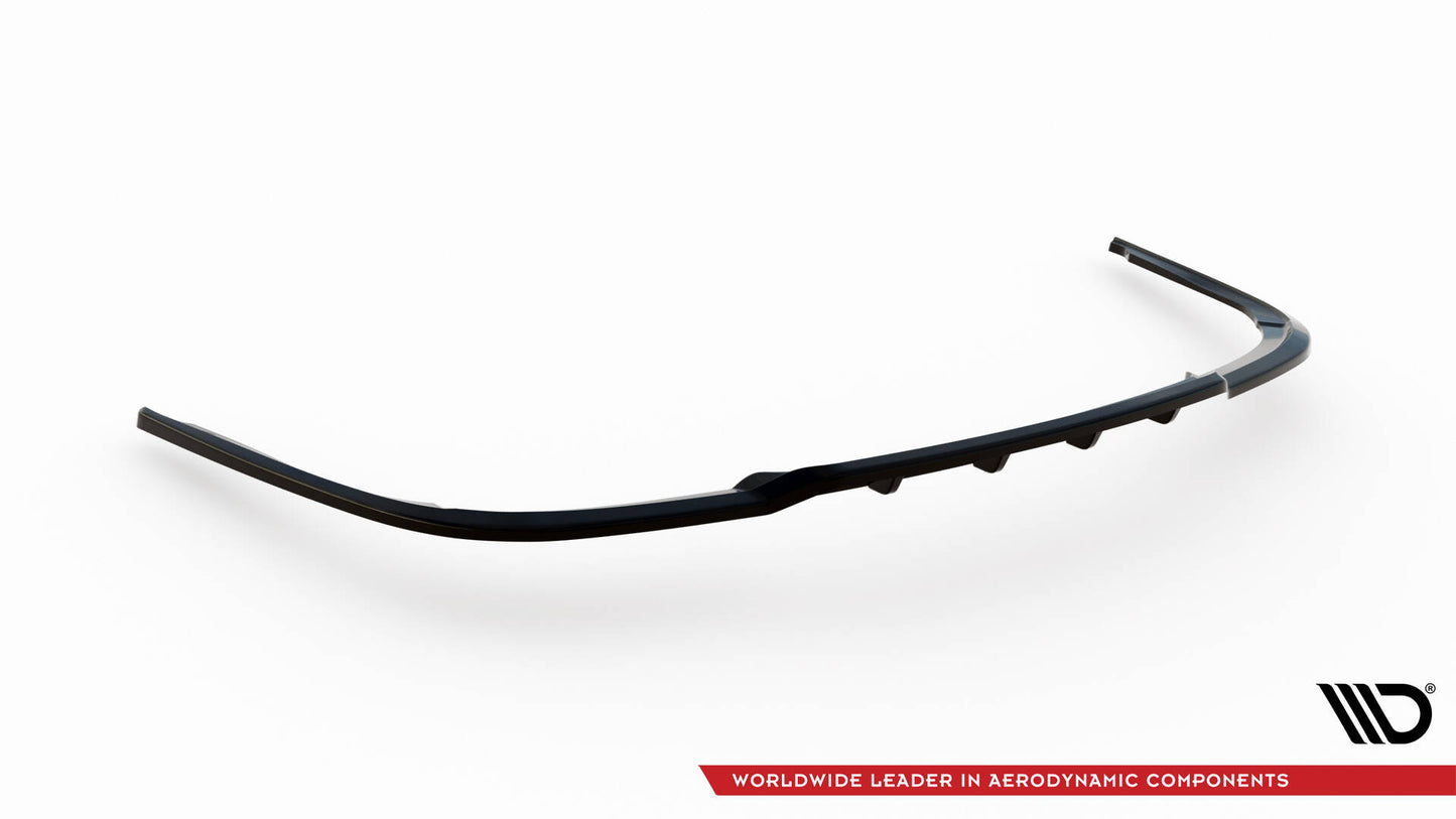 Mittlerer Cup Diffusor DTM Look Heck Ansatz für BMW 7 F01 schwarz Hochglanz
