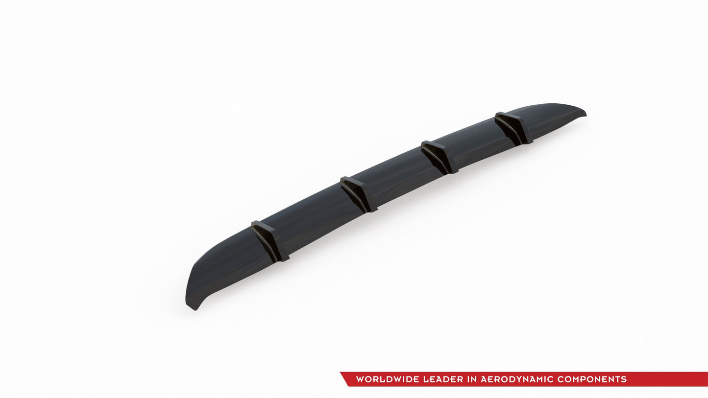 Diffusor Heck Ansatz für Toyota Corolla XII Limousine schwarz Hochglanz