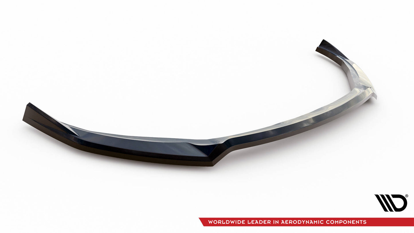 Front Ansatz V.2 für Opel Corsa F ( Mk6) schwarz Hochglanz