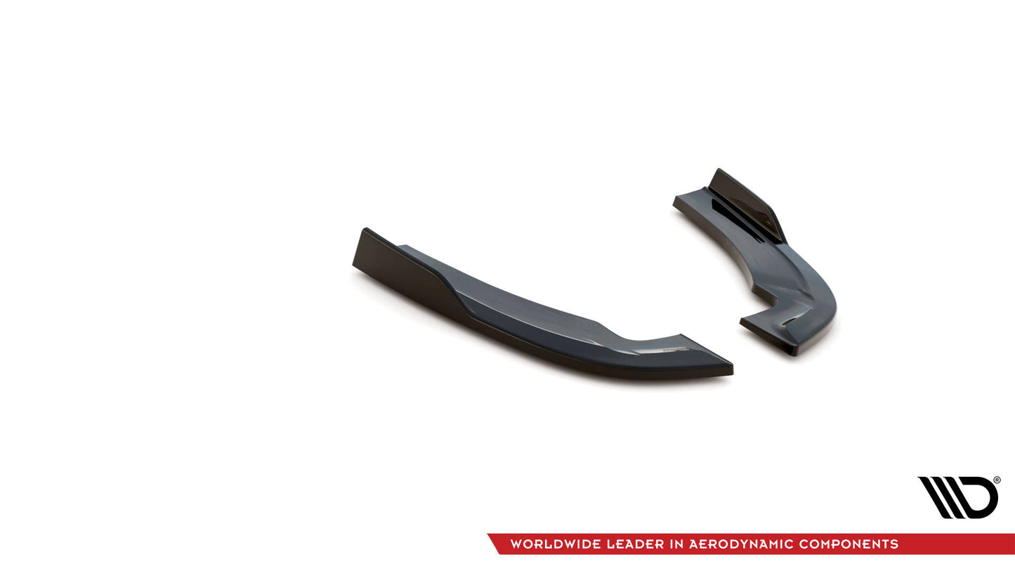 Heck Ansatz Flaps Diffusor für Dodge Charger SRT Mk7 Facelift schwarz matt