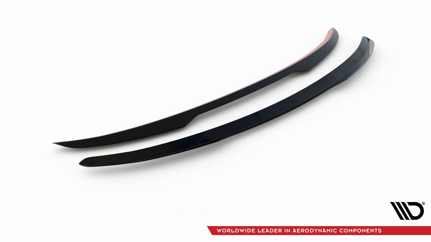 Niedriger Spoiler CAP für Kia EV6 Mk1 schwarz Hochglanz