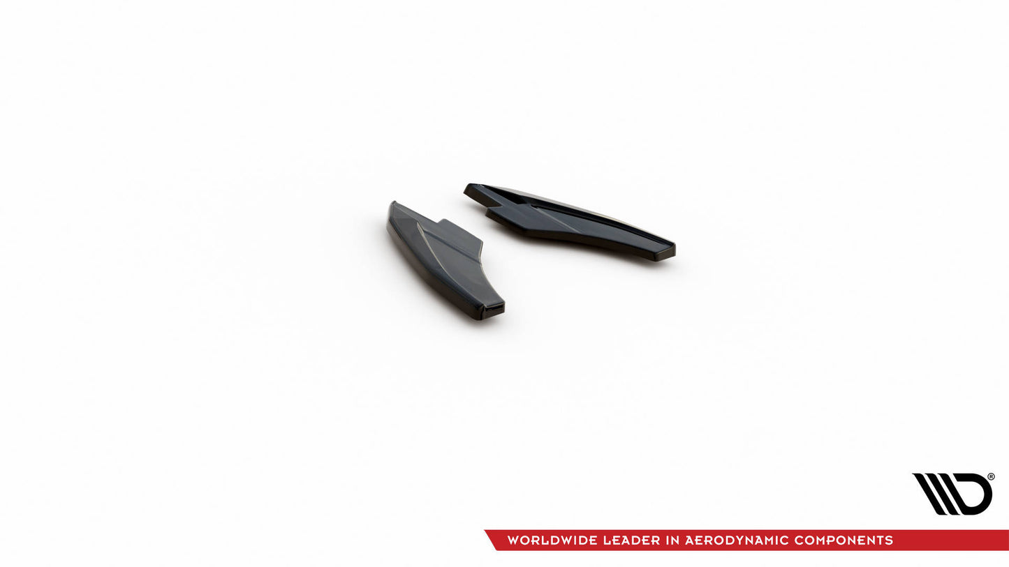 Heck Ansatz Flaps Diffusor V.2 für Audi S3 Limousine 8Y schwarz Hochglanz