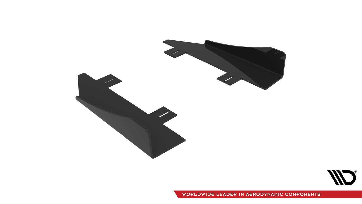 Side Flaps Mercedes-Benz A 45 AMG W176 Facelift schwarz Hochglanz