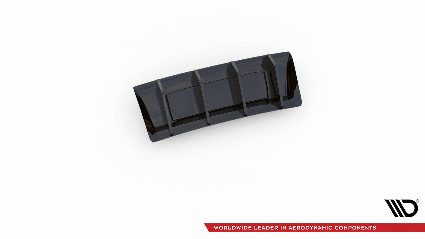 Diffusor Heck Ansatz für Cupra Ateca Mk1 / Mk1 Facelift schwarz Hochglanz