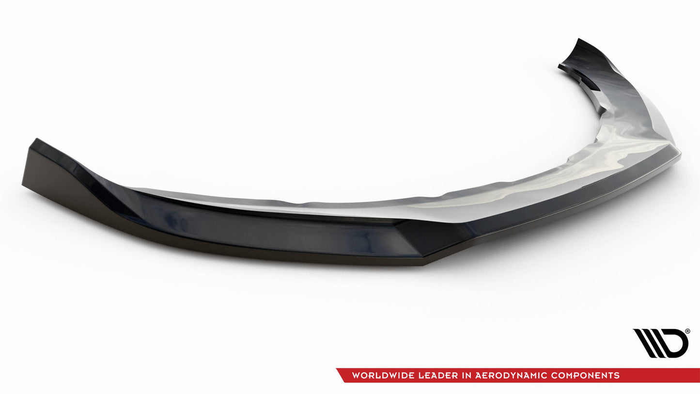 Front Ansatz V.2 für Volvo S60 R-Design Mk2 schwarz Hochglanz