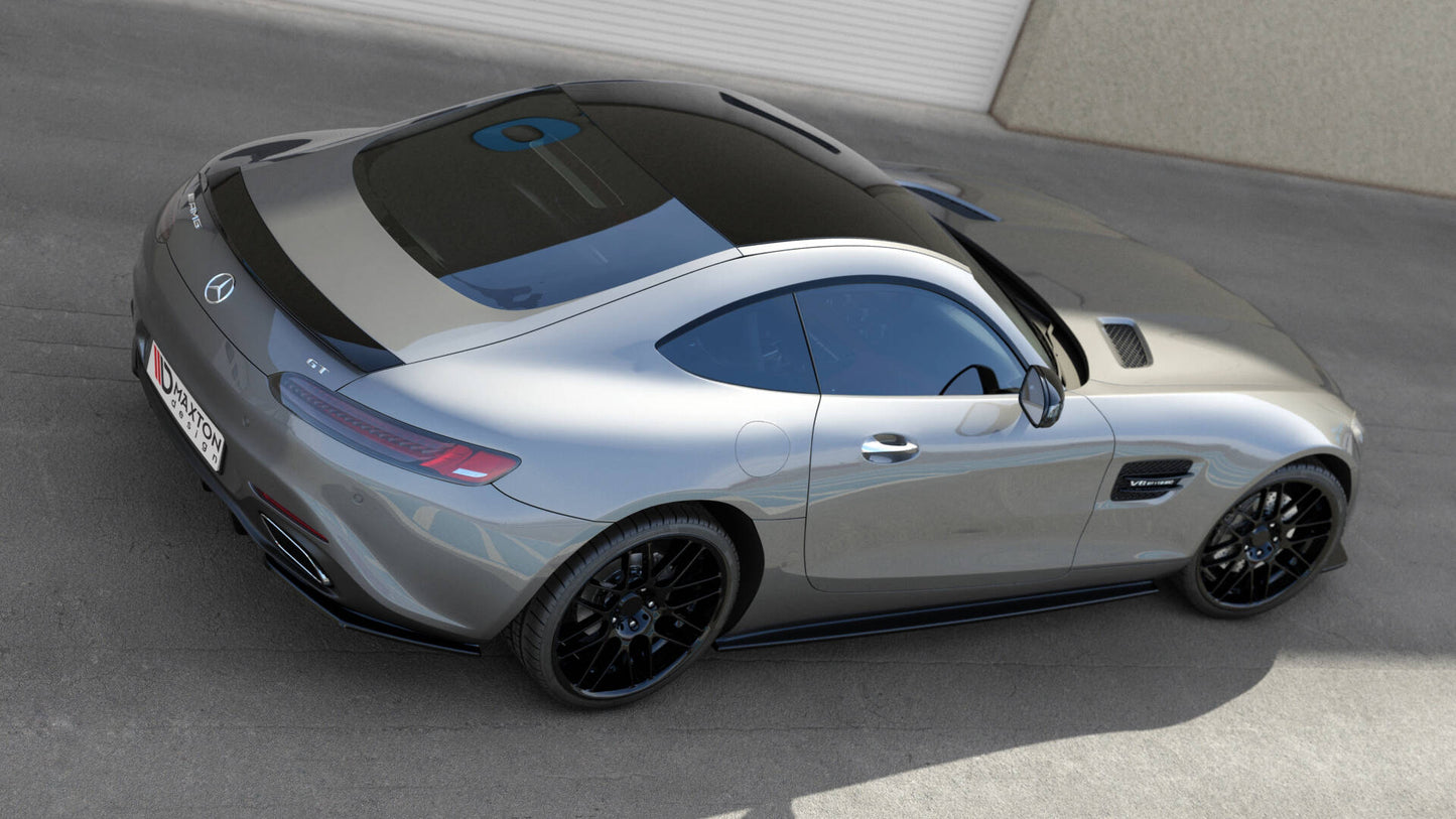 Spoiler CAP für Mercedes-AMG GT / GT S C190 Facelift schwarz Hochglanz