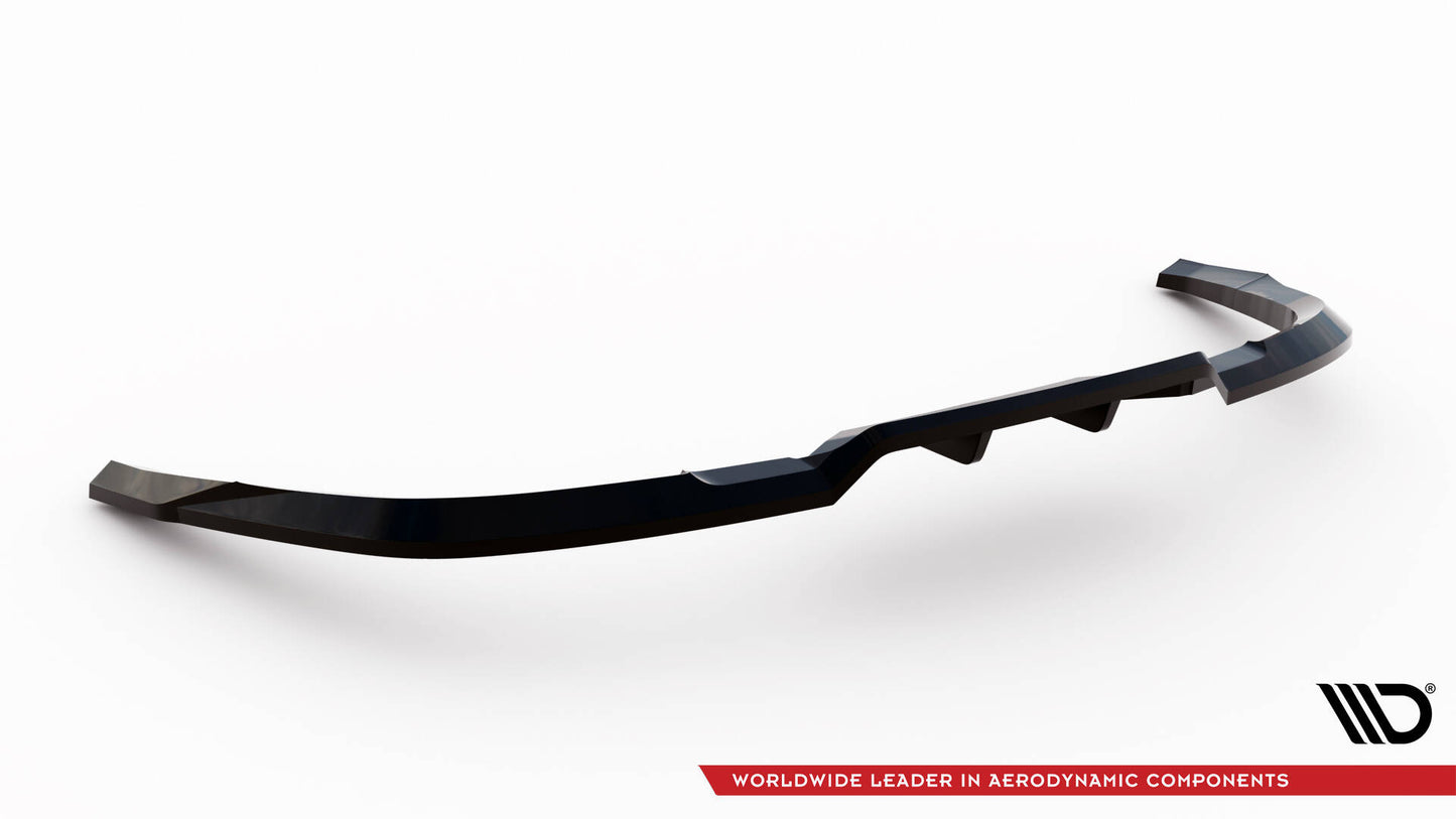 Mittlerer Cup Diffusor DTM Look Heck Ansatz für Jaguar F-Pace R-Sport Mk1 schwarz Hochglanz