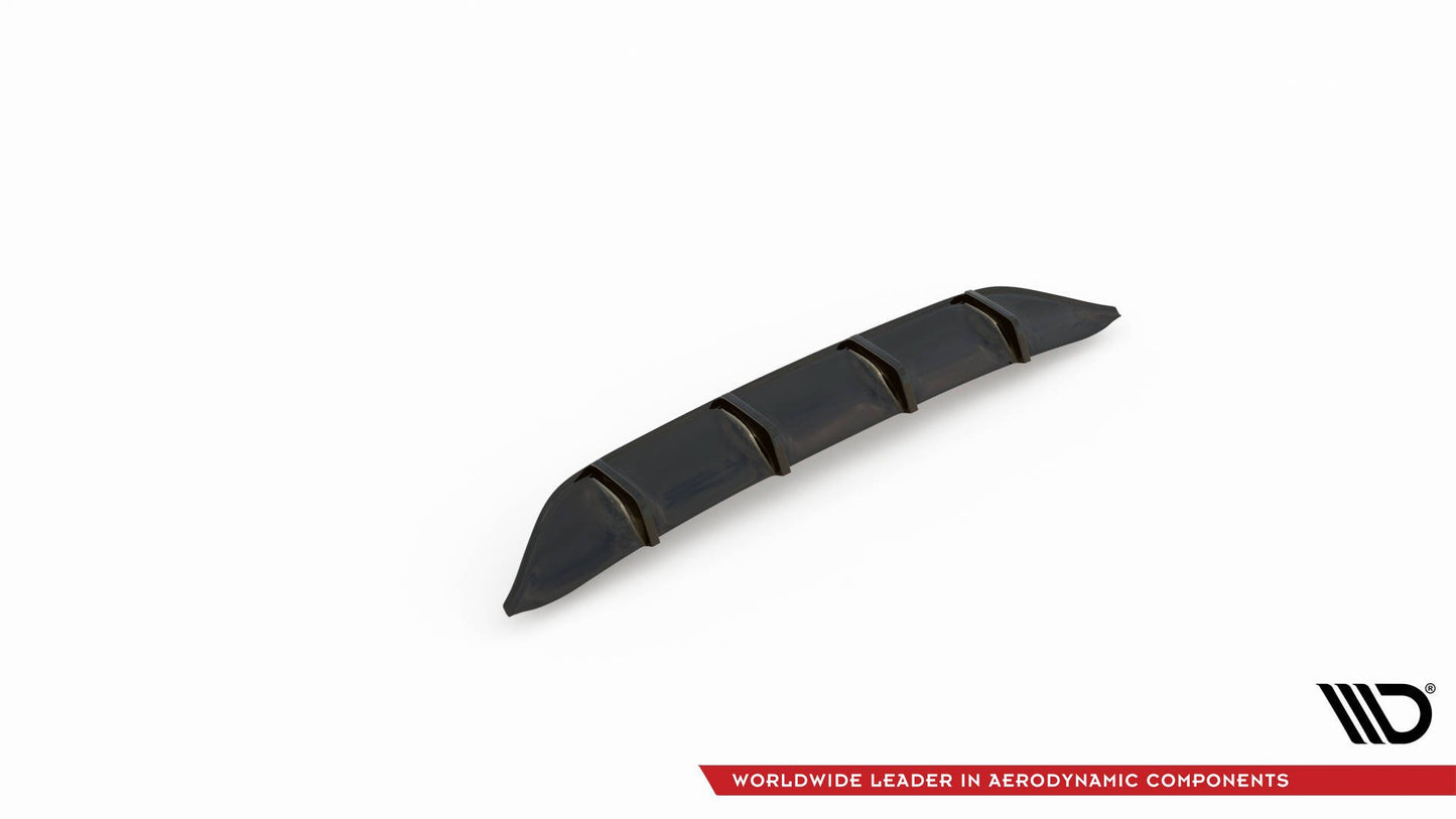 Diffusor Heck Ansatz für Mercedes-Benz CLS AMG-Line C257 schwarz Hochglanz