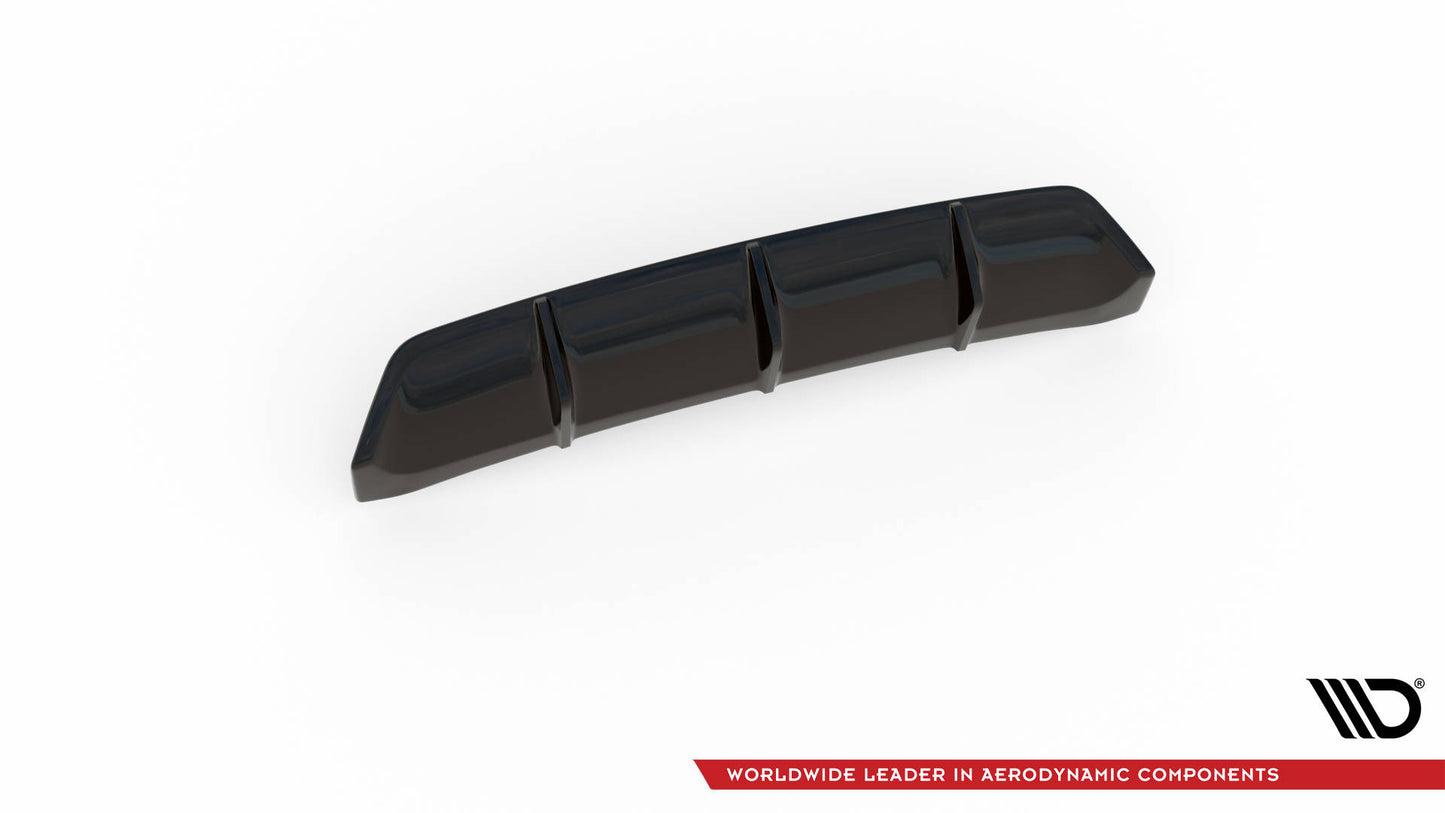 Diffusor Heck Ansatz für Ford Mondeo ST-Line Mk5 Facelift schwarz matt