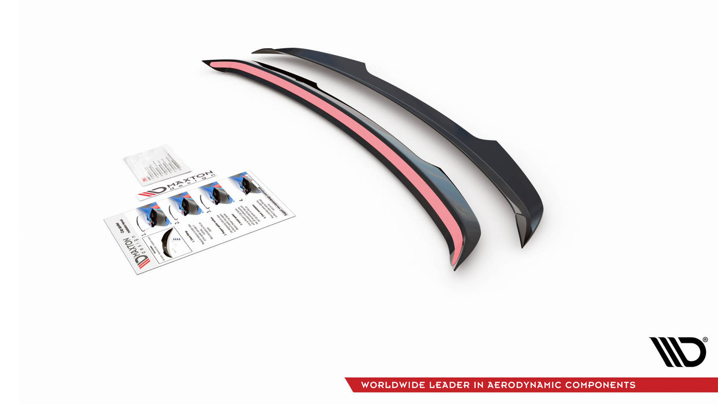 Spoiler CAP für Audi Q3 8U Facelift Carbon Look