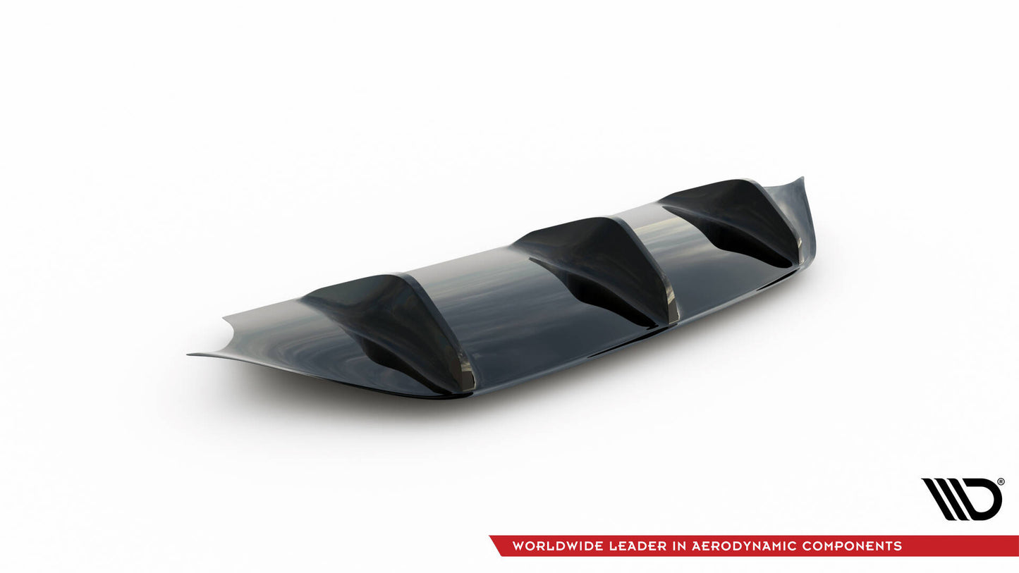 Diffusor Heck Ansatz für Mercedes-Benz E-Klasse W213 Coupe(C238) / Cabriolet (A238) AMG-Line schwarz Hochglanz