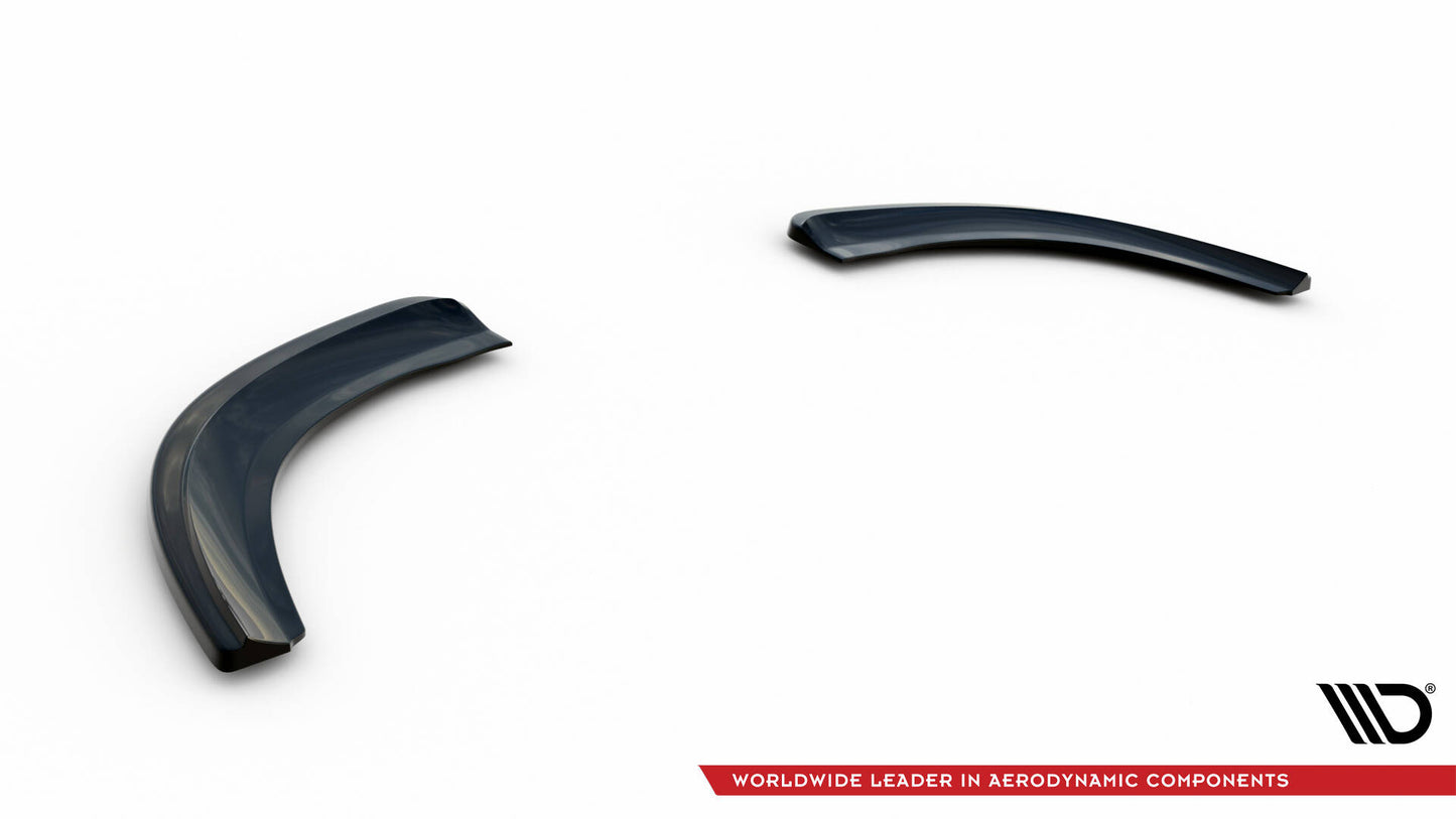 Heck Ansatz Flaps Diffusor für Ford Focus ST Mk3 FL schwarz Hochglanz