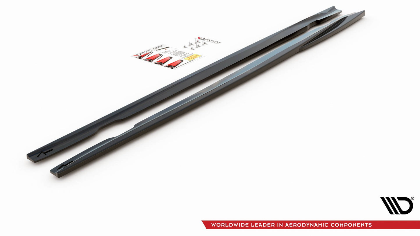 Seitenschweller Ansatz für Opel Insignia Mk. 1 OPC schwarz Hochglanz