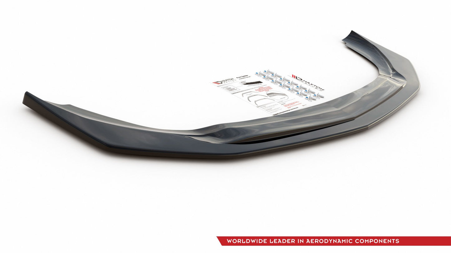Front Ansatz V.3 für Mercedes A35 AMG Aero W177 schwarz Hochglanz