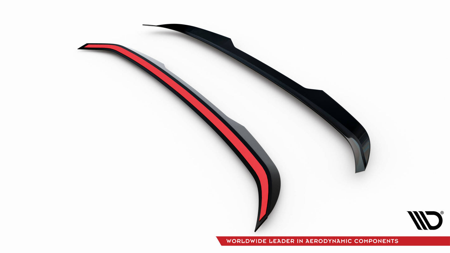Spoiler CAP für Fiat Tipo S Limousine Mk1 schwarz Hochglanz