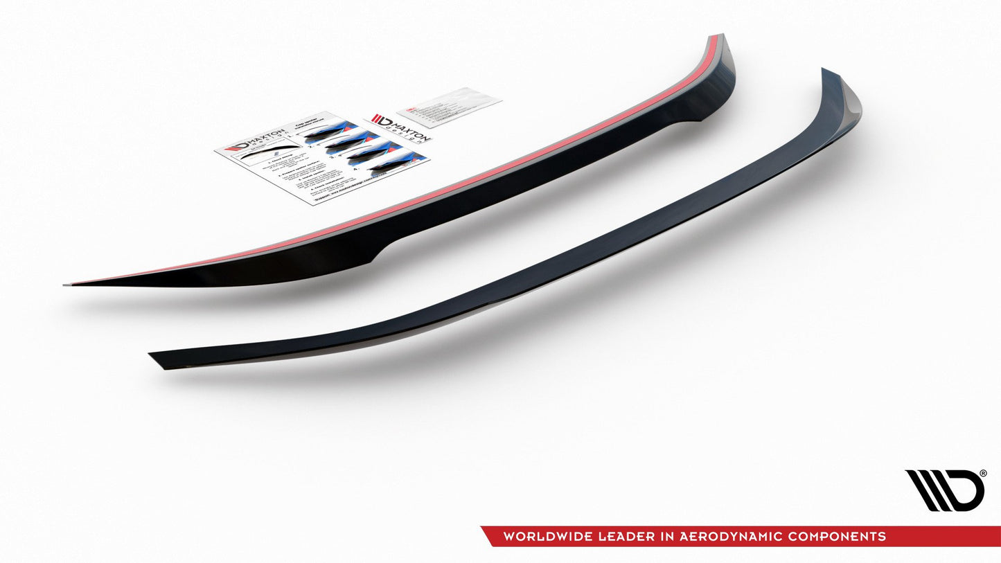 Spoiler CAP für Toyota Corolla XII Limousine schwarz Hochglanz