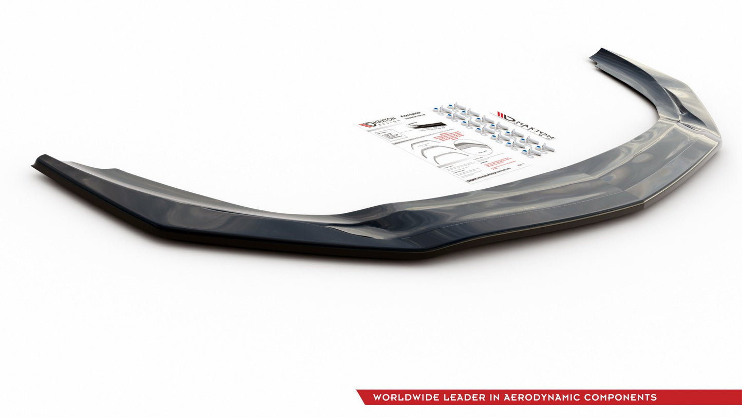 Front Ansatz V.1 für Mercedes A35 AMG Aero W177 schwarz Hochglanz