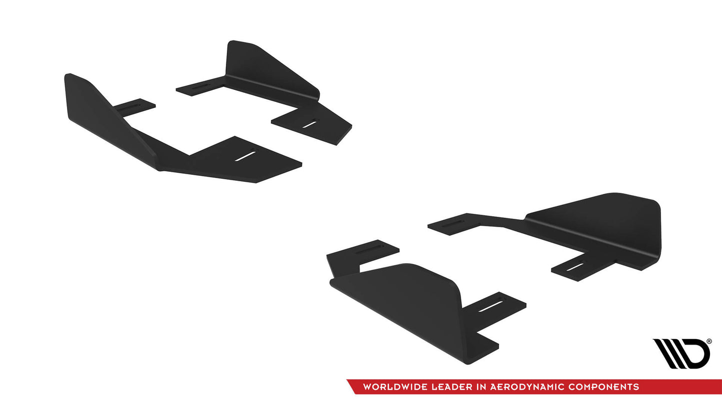Seitenschweller Flaps für Kia Proceed GT / GT-Line Mk1 Facelift / Ceed GT Mk3 Facelift schwarz Hochglanz