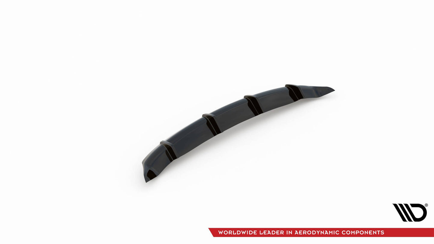 Diffusor Heck Ansatz für Lexus IS F Mk2 schwarz Hochglanz