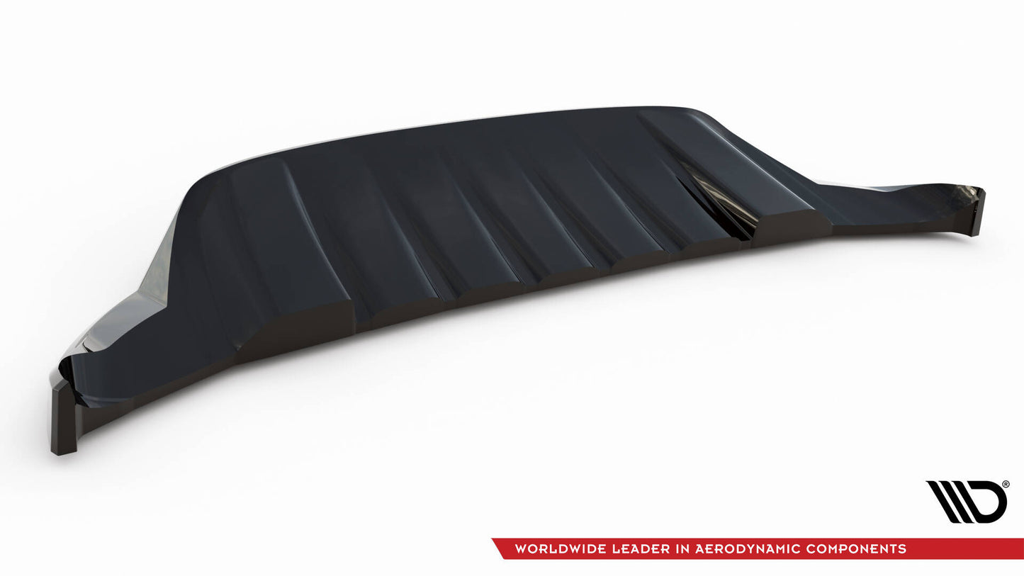 Front Ansatz für Porsche Cayenne Mk2 Facelift schwarz Hochglanz