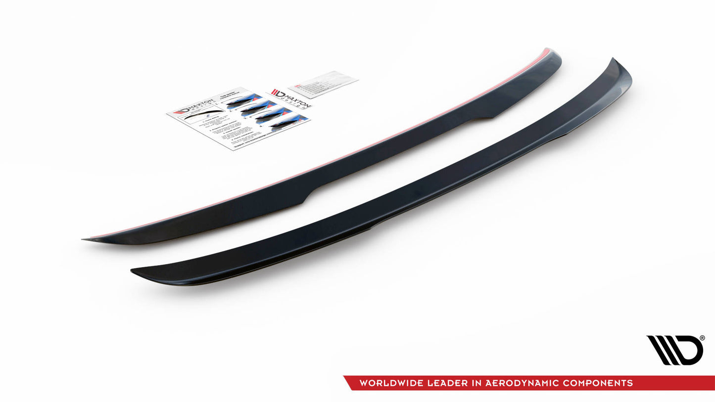 Spoiler CAP für Peugeot 508 GT Mk1 Facelift Carbon Look