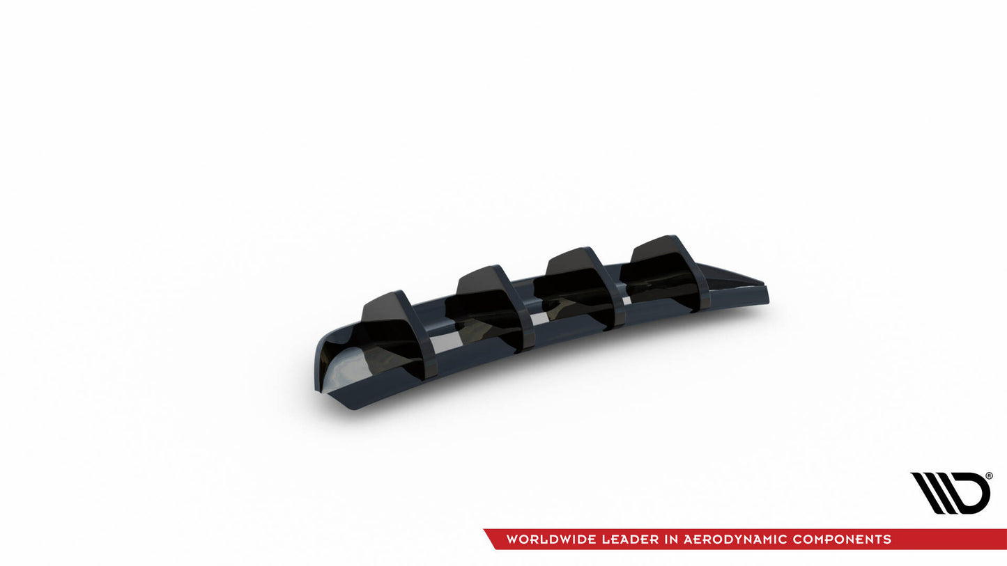 Diffusor Heck Ansatz für Seat Tarraco FR Mk1 schwarz Hochglanz