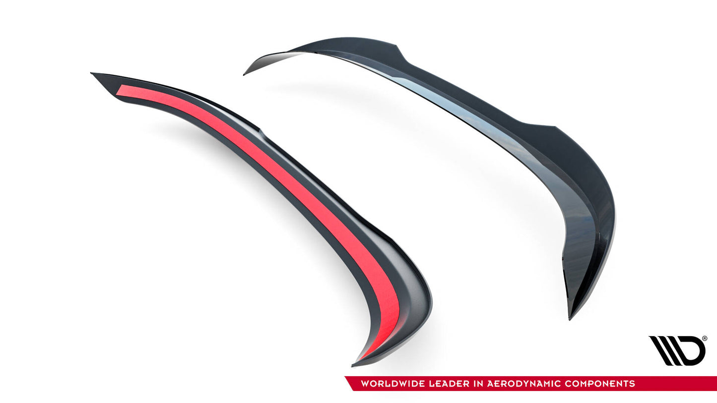 Spoiler CAP für VW Golf GTI Clubsport Mk8 Facelift schwarz Hochglanz